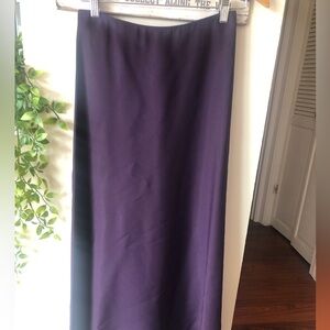 Calvin Klein eggplant purple long skirt. Size 4.  Very elegant.Length 36 inches